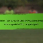 Allwetter-Firm-Ground-Stollen: Wasserdichtigkeit, Atmungsaktivität, Langlebigkeit