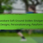 Anpassbare Soft Ground Stollen: Einzigartige Designs, Personalisierung, Passform