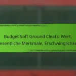 Budget Soft Ground Cleats: Wert, Wesentliche Merkmale, Erschwinglichkeit