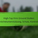 High-Top Firm Ground Stollen: Knöchelunterstützung, Schutz, Kontrolle