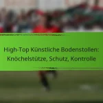 High-Top Künstliche Bodenstollen: Knöchelstütze, Schutz, Kontrolle