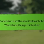 Kinder-Kunststoffrasen-Stollenschuhe: Wachstum, Design, Sicherheit