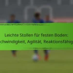 Leichte Stollen für festen Boden: Geschwindigkeit, Agilität, Reaktionsfähigkeit