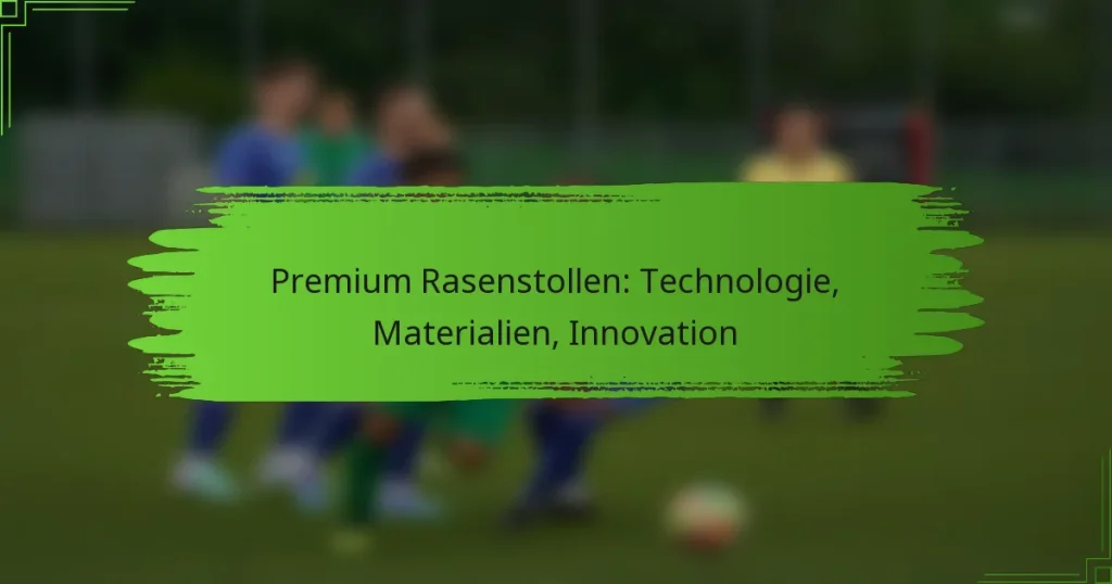 Premium Rasenstollen: Technologie, Materialien, Innovation