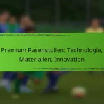 Premium Rasenstollen: Technologie, Materialien, Innovation