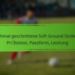 Schmal geschnittene Soft Ground Stollen: Präzision, Passform, Leistung