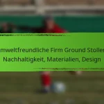 Umweltfreundliche Firm Ground Stollen: Nachhaltigkeit, Materialien, Design