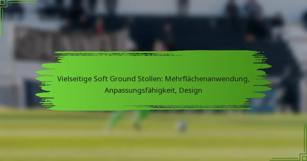 Vielseitige Soft Ground Stollen: Mehrflächenanwendung, Anpassungsfähigkeit, Design